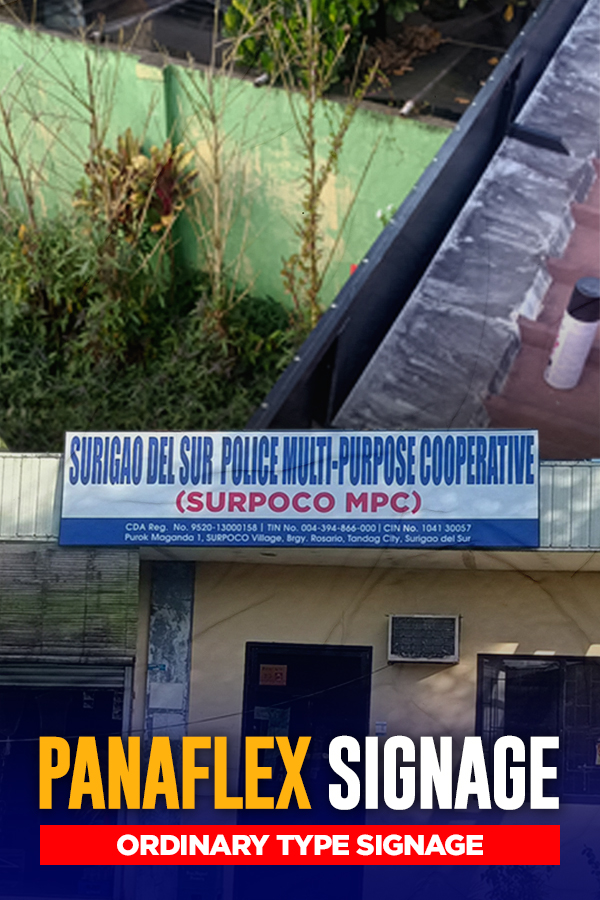 Orinary Type Signage